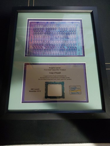Intel with chips award - award, knights