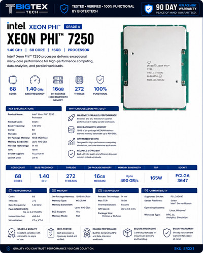 Intel xeon phi 7250 sr2x1 - intel,